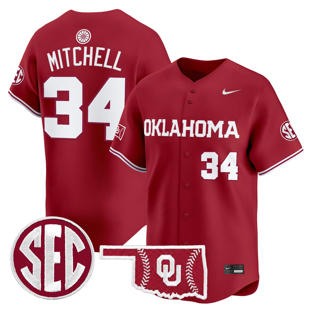 Men's Oklahoma Sooners 2026 Vapor Premier Limited Jersey - All Stitched