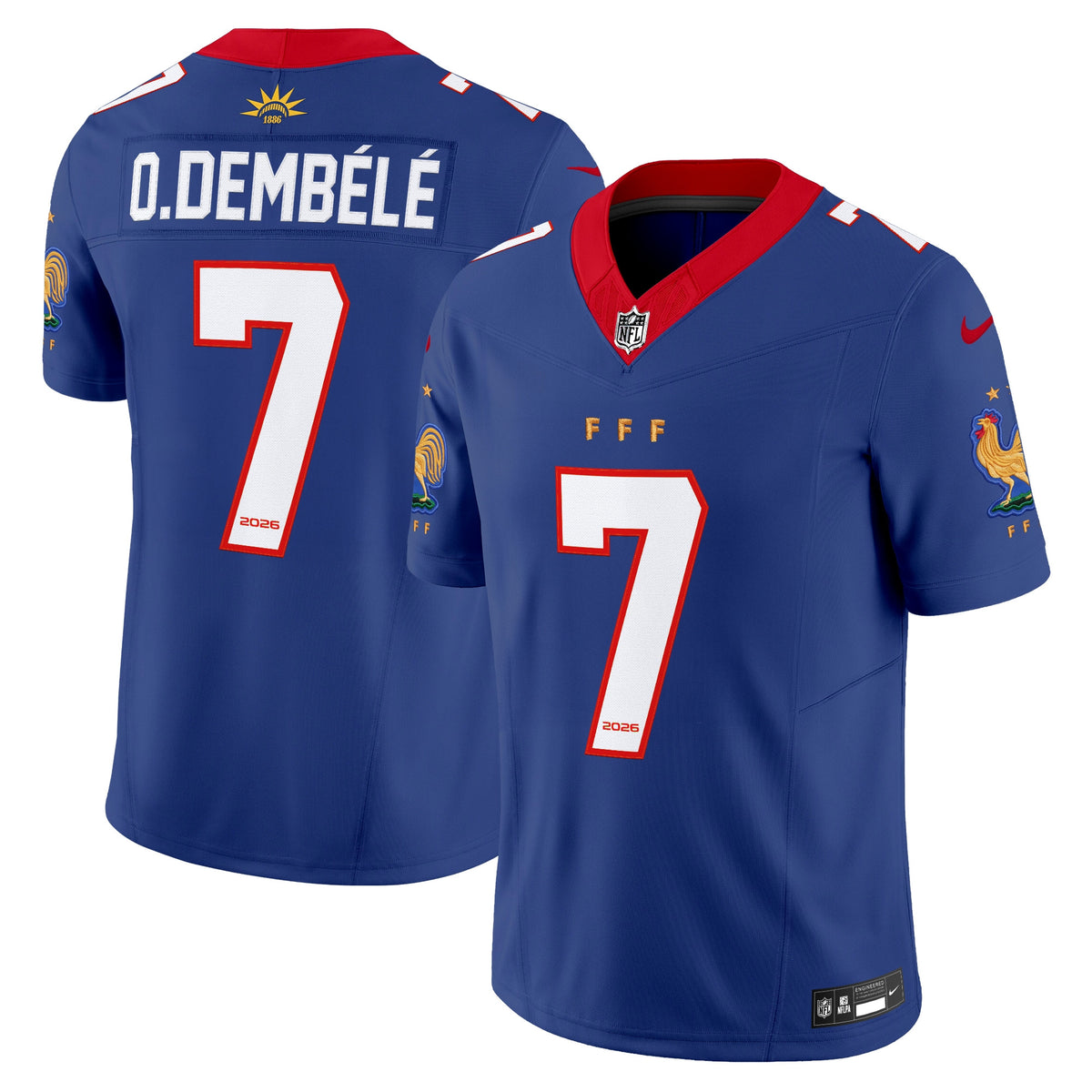 France National Team Vapor Limited Jersey - All Stitched