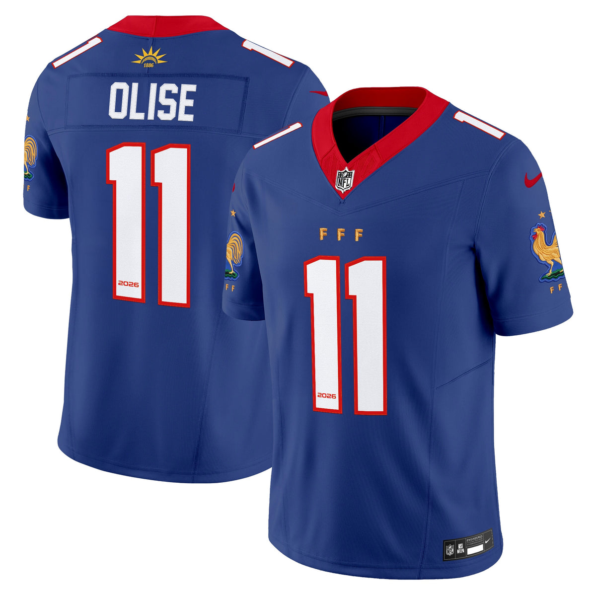 France National Team Vapor Limited Jersey - All Stitched
