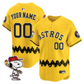 Houston Astros x Peanuts Vapor Premier Limited Custom Jersey - Stitched