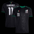 Santiago Giménez Mexico National Team 2026 Third Black Jersey - Printed