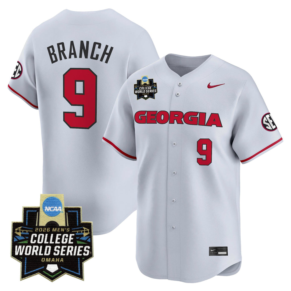 Men's Georgia Bulldogs Baseball 2026 World Series Vapor Premier Limited Jersey - All Stitched