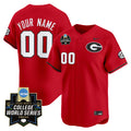 Georgia Bulldogs Baseball 2026 World Series Vapor Premier Limited Custom Jersey - All Stitched