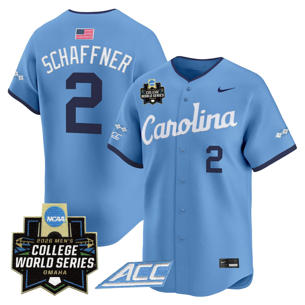 Men's North Carolina Tar Heels 2026 World Series Vapor Premier Limited Jersey - All Stitched
