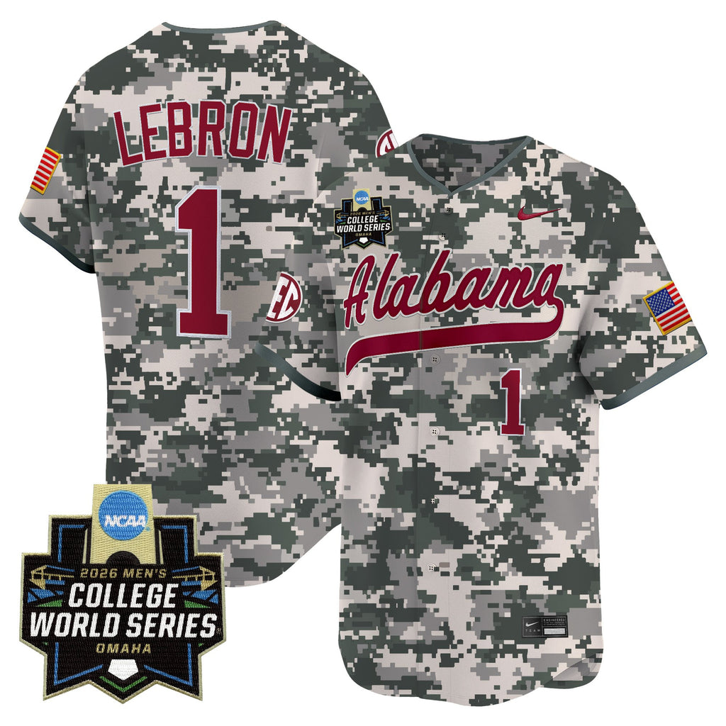 Men's Alabama Crimson Tide 2026 World Series Vapor Premier Limited Jersey - All Stitched