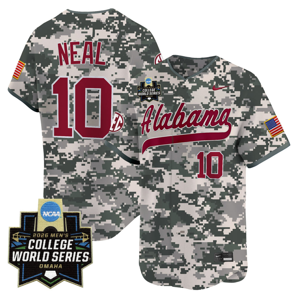 Men's Alabama Crimson Tide 2026 World Series Vapor Premier Limited Jersey V2 - All Stitched