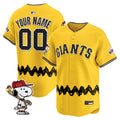 San Francisco Giants x Peanuts Vapor Premier Limited Custom Jersey - Stitched
