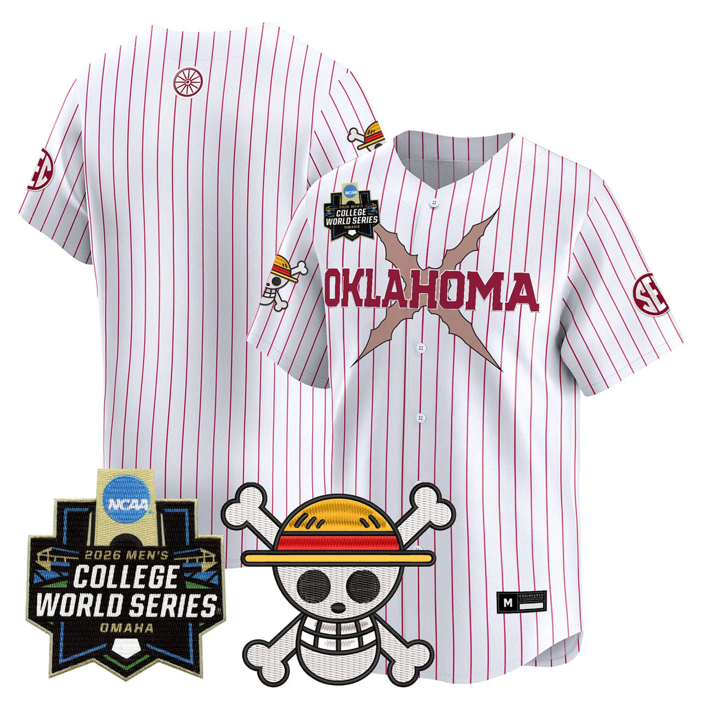 Men's Oklahoma Sooners 2026 World Series x One Piece Vapor Premier Limited Jersey - All Stitched
