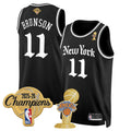 Men's New York Knicks 2026 Champions Patch Swingman Jersey - Gothic Edition- All Stitched