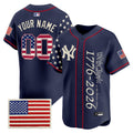 Yankees "America 250 Edition" Vapor Premier Limited Custom Jersey V3 - All Stitched