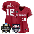 Women's Oklahoma Sooners 2026 World Series Vapor Premier Limited Jersey - 250 America Patch - All Stitched