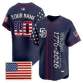 San Diego Padres "America250 Edition" Vapor Premier Limited Custom Jersey V2 - All Stitched