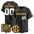 Oklahoma Sooners 2026 National Champions Patch Vapor Premier Limited Custom Jersey V2 - All Stitched