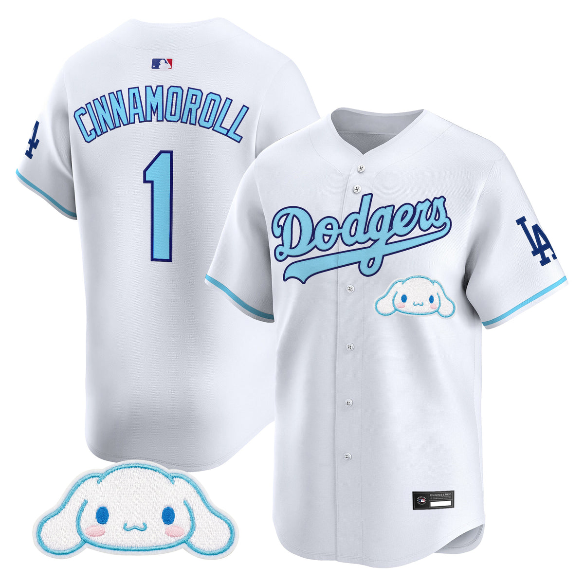 Los Angeles Dodgers x Sanrio Friends Vapor Premier Limited Jersey - All Stitched