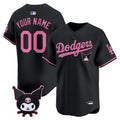 Los Angeles Dodgers x Kuromi Vapor Premier Limited Custom Jersey - All Stitched