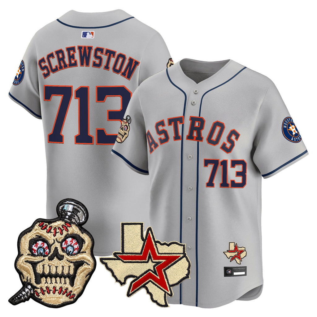 Men's Houston Astros Screwed Up Click Vapor Premier Limited Jersey - All Stitched