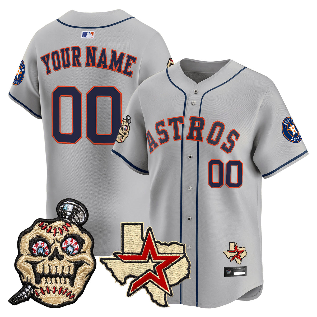 Houston Astros Screwed Up Click Vapor Premier Limited Custom Jersey - All Stitched