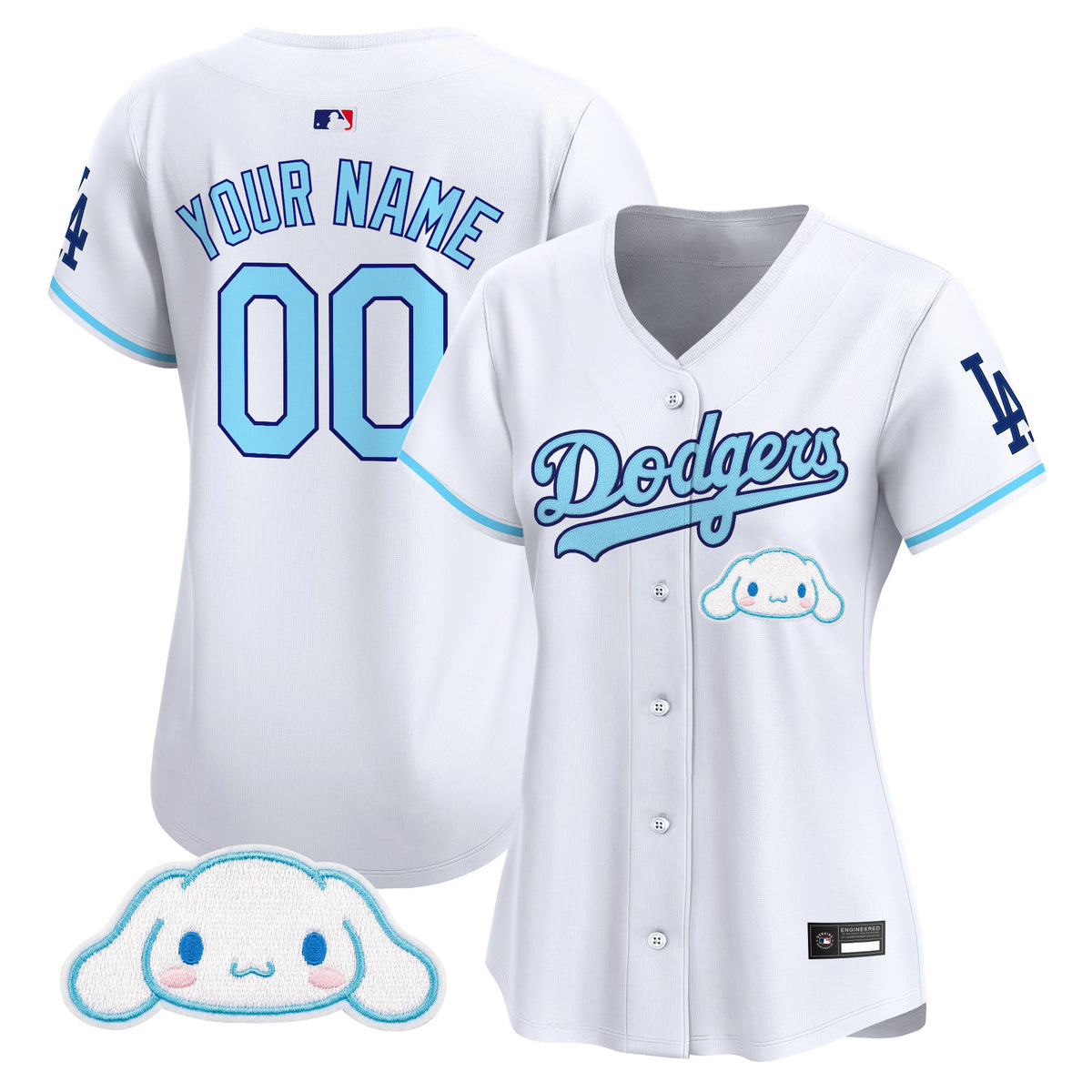 Los Angeles Dodgers x Cinnamoroll Vapor Premier Limited Custom Jersey - All Stitched
