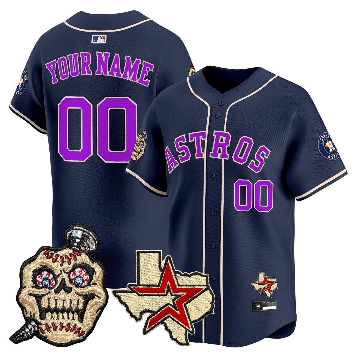 Houston Astros Screwed Up Click Vapor Premier Limited Custom Jersey - All Stitched