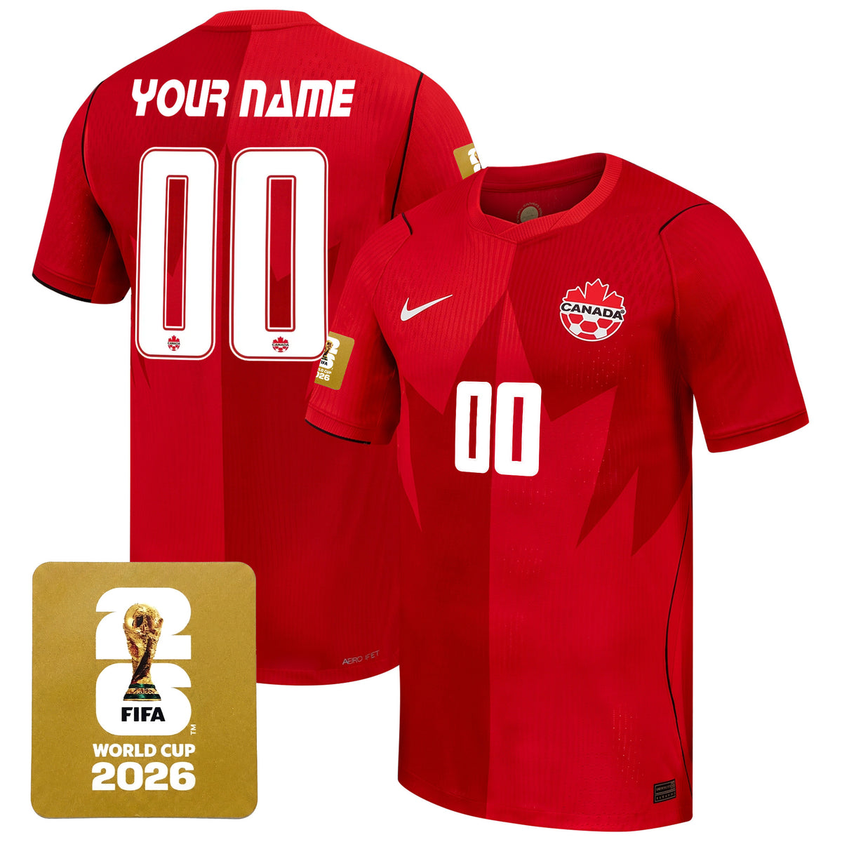 Canada 2026 World Cup National Team Custom Jersey