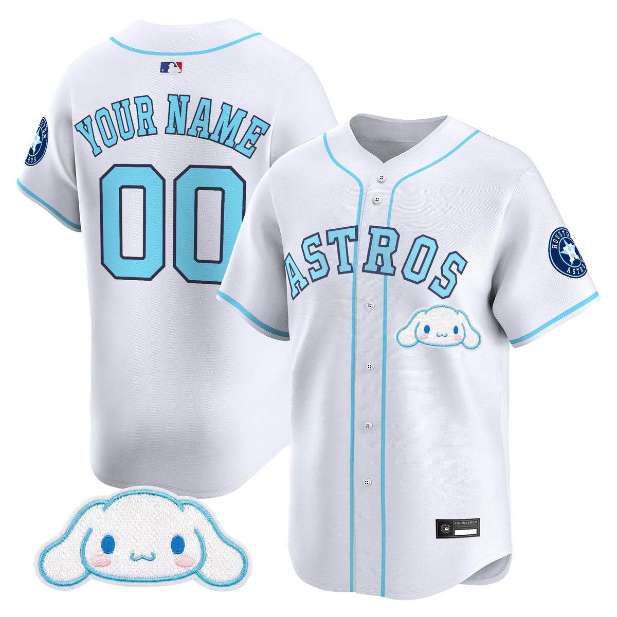Houston Astros x Sanrio Friends Vapor Premier Limited Custom Jersey - All Stitched