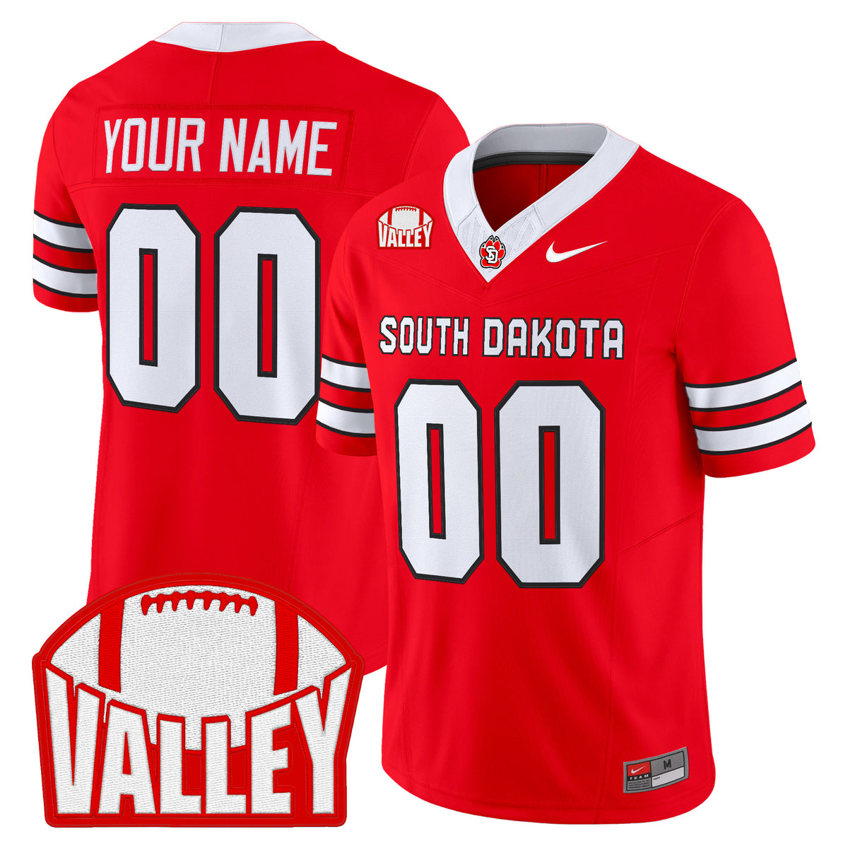 South Dakota Coyote 2026 Vapor Limited Custom Jersey - All Stitched