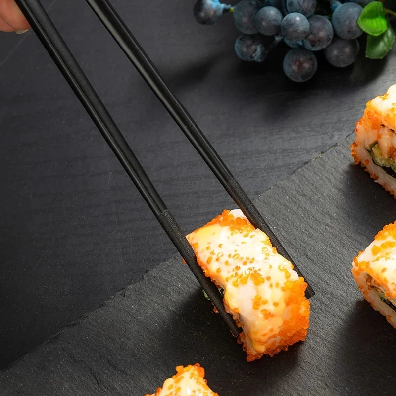 Chinese Chopsticks Food Sushi Sticks Reusable Non Slip  Dishwasher Safe Bamboo Shape Food Grade Chopsticks